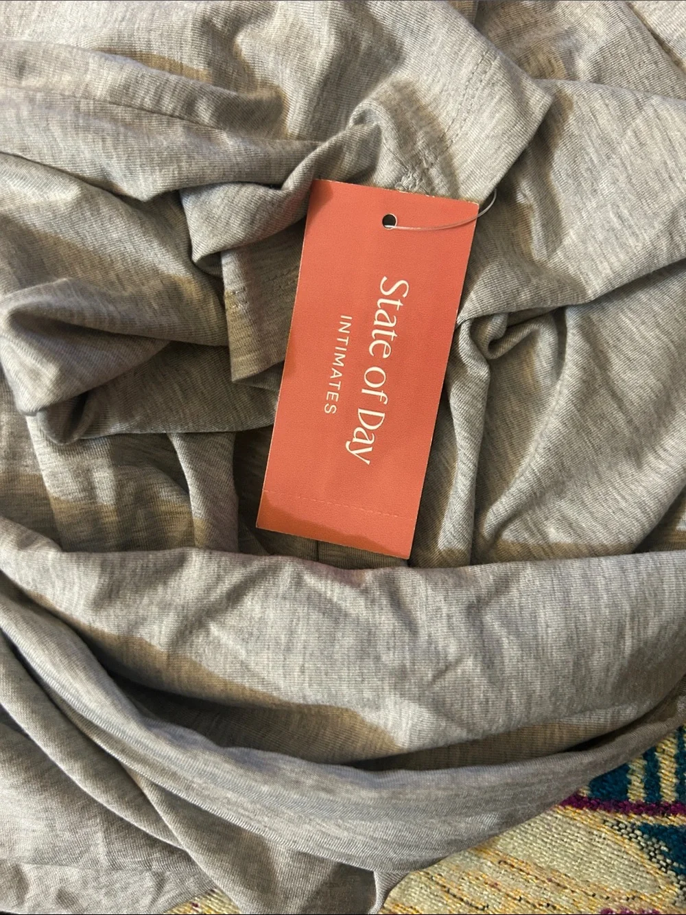 NWT Gray Heather sleepwear robe cover up in size XXL